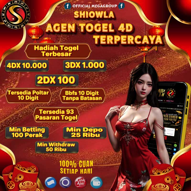 SHIOWLA>>Situs AgenToto Togel Macau 4D Online Terpercaya