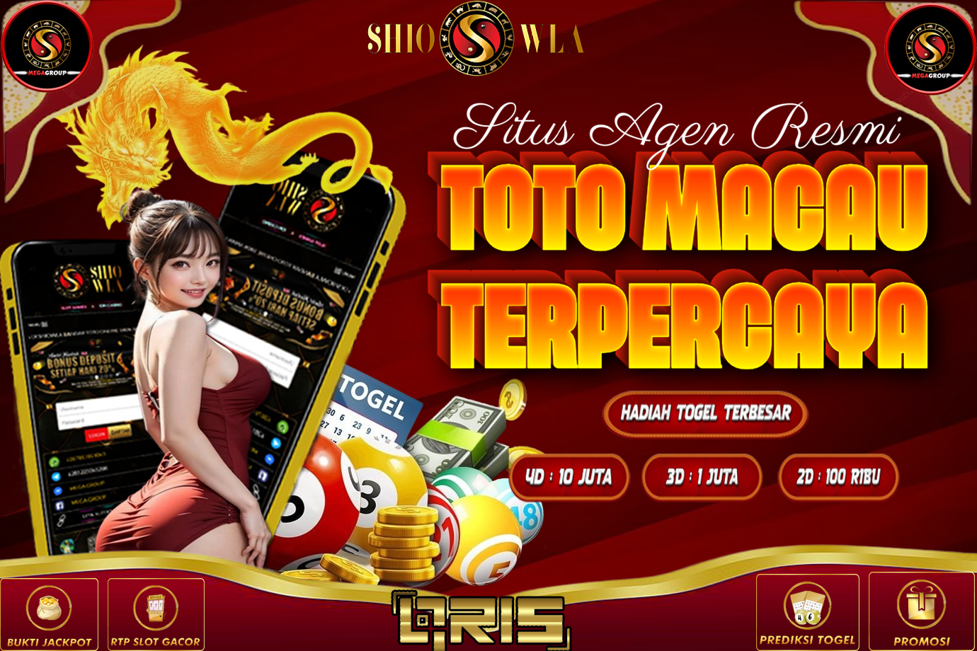  SHIOWLA Bandar Toto Macau Terpercaya Hadiah Terbesar Di Indonesia