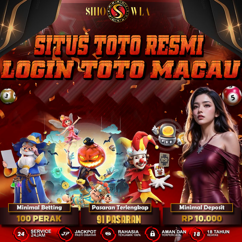 SHIOWLA # Login Toto Macau Terpercaya Dan Situs Toto Resmi Hadiah Terbesar Mudah Menang