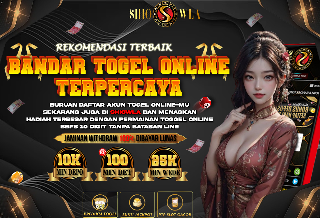 SHIOWLA Situs Bandar Toto Togel Online Dan Slot Online Resmi Terpercaya Di Indonesia