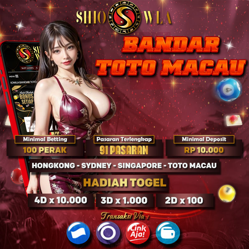 SHIOWLA : Login Situs Toto Macau Online Resmi Terpercaya Di Indonesia