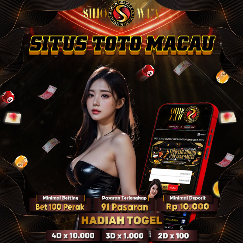 SHIOWLA # Situs Toto 4D Resmi Dengan Minimal Deposit 10.000 Terbaik