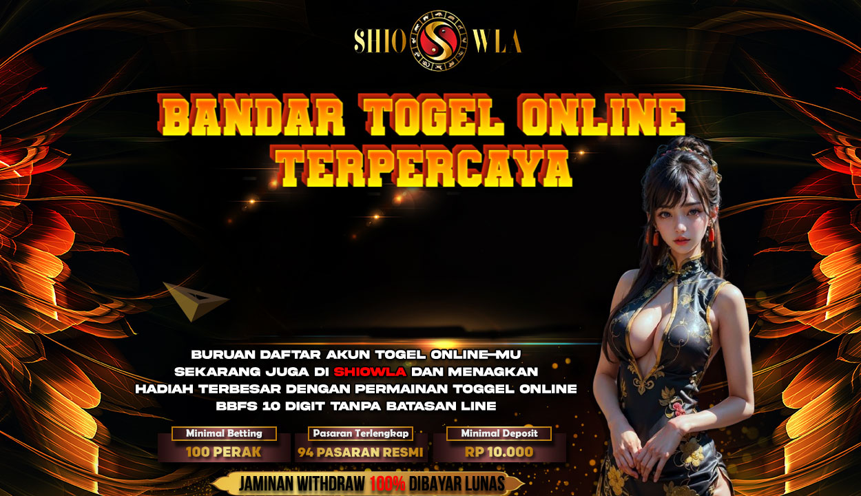 SHIOWLA Bandar Togel Online Resmi Hadiah Terbesar Auto Cuan